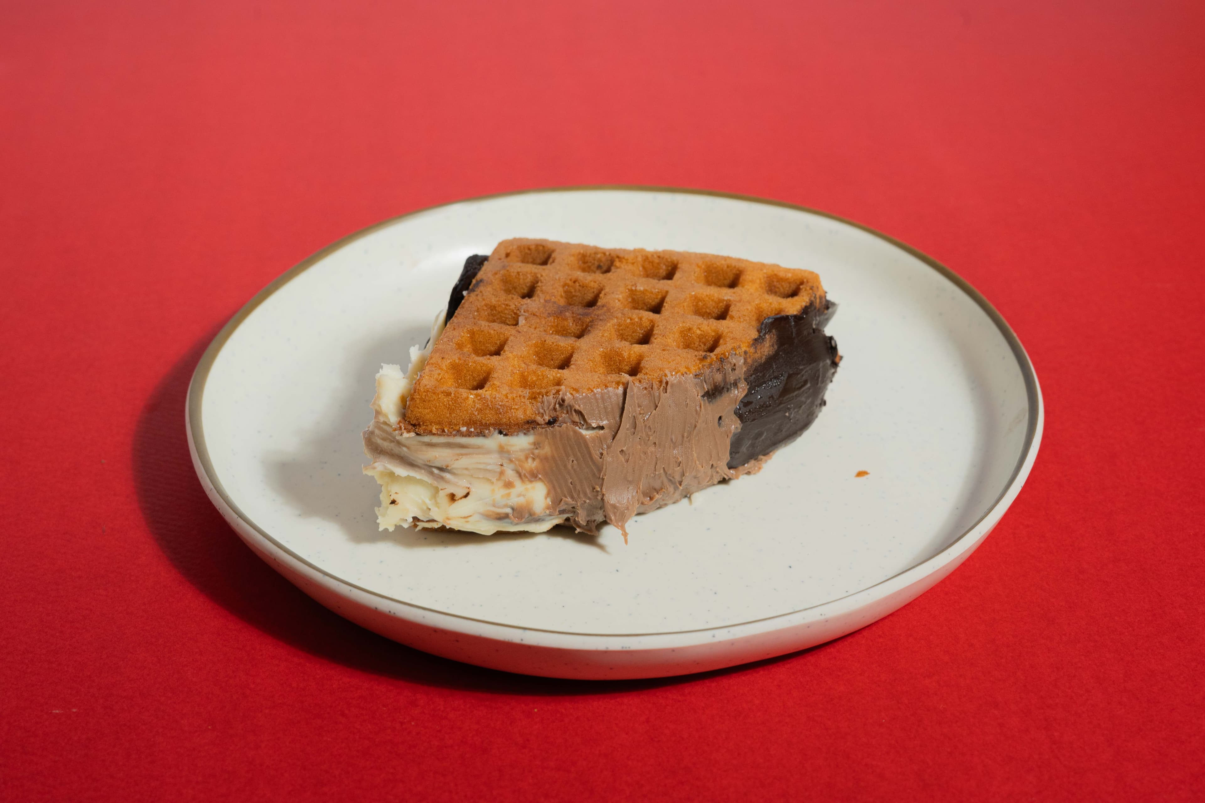 Triple Chocolate Waffle